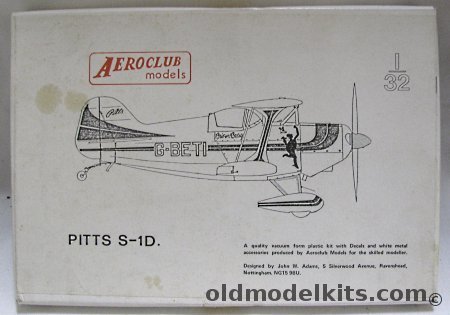 Aeroclub 1/32 Pitts S-1D plastic model kit